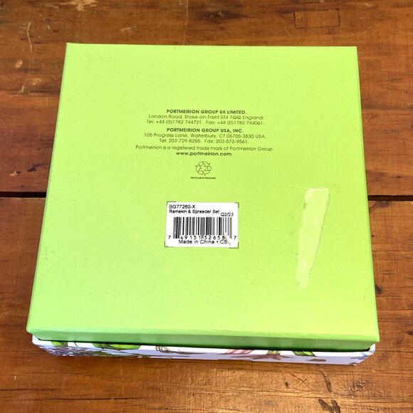 Portmeirion "RAMEKIN & SPREADER SET" - Picture 9 of 10